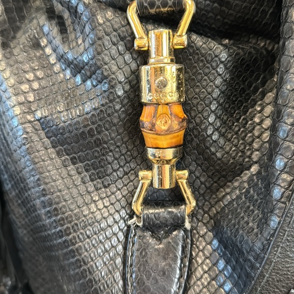 Gucci Large Snakeskin Hobo Bag - Picture 4 of 10